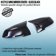 Calotte Specchietti Stile M Nero Lucido BMW Serie 3 F30 F31 F34 12-19 - foto 2