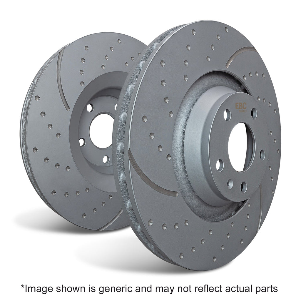 Dischi freno EBC GD Series anteriori per Mitsubishi Space Wagon
