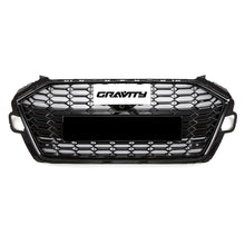 Griglia Anteriore a Nido d'Ape Stile RS4 Nero Lucido Audi A4 B9.5 2021+ - foto 2