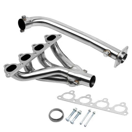 Collettore di Scarico 4-1 SK-Import Lucido Acciaio Inox Honda Civic CRX Del Sol - foto 2