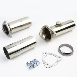 Downpipe ad Alto Flusso 63mm 3 Pezzi SK-Import Honda Civic Del Sol Lucido - foto 2