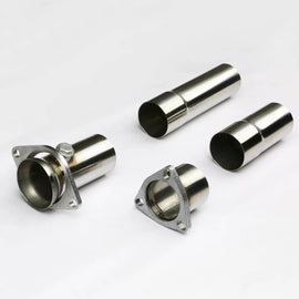 Downpipe ad Alto Flusso 63mm 4 Pezzi Flangia 57mm SK-Import Honda Civic Del Sol Lucido - foto 2