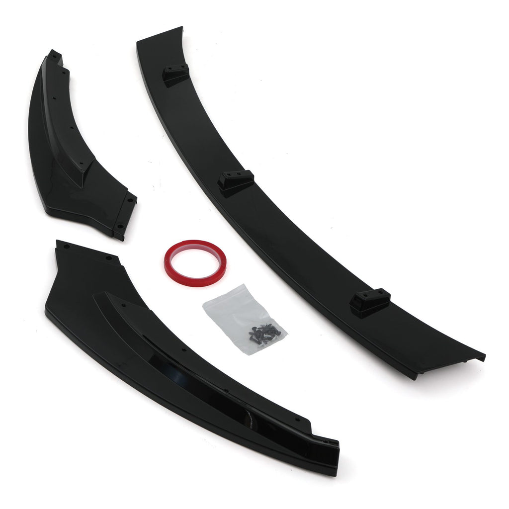 Lip Splitter Anteriore Nero Lucido Volkswagen Golf GTI MK5 04-09 - foto 4