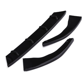 Splitter Anteriore Nero Lucido VW Golf MK8 GTI/R/R-Line 20+ - foto 2