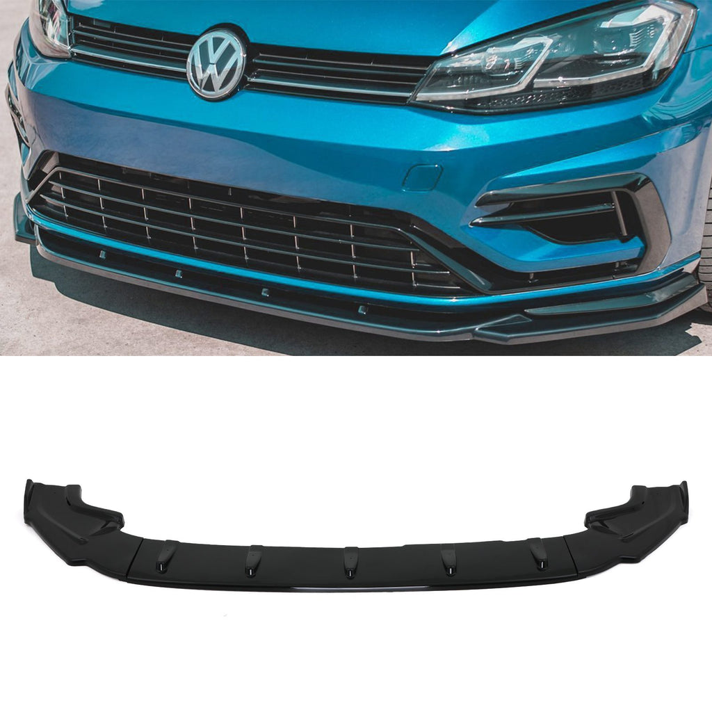 Splitter Anteriore Stile R-Line Nero Lucido Volkswagen Golf MK7.5 17-20