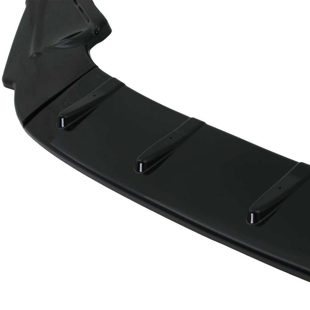 Splitter Anteriore Stile R-Line Nero Lucido Volkswagen Golf MK7.5 17-20 - foto 3