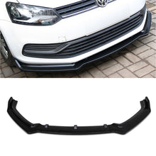 Splitter Anteriore Nero Lucido VW Polo 6R 6C Mk5 09-17