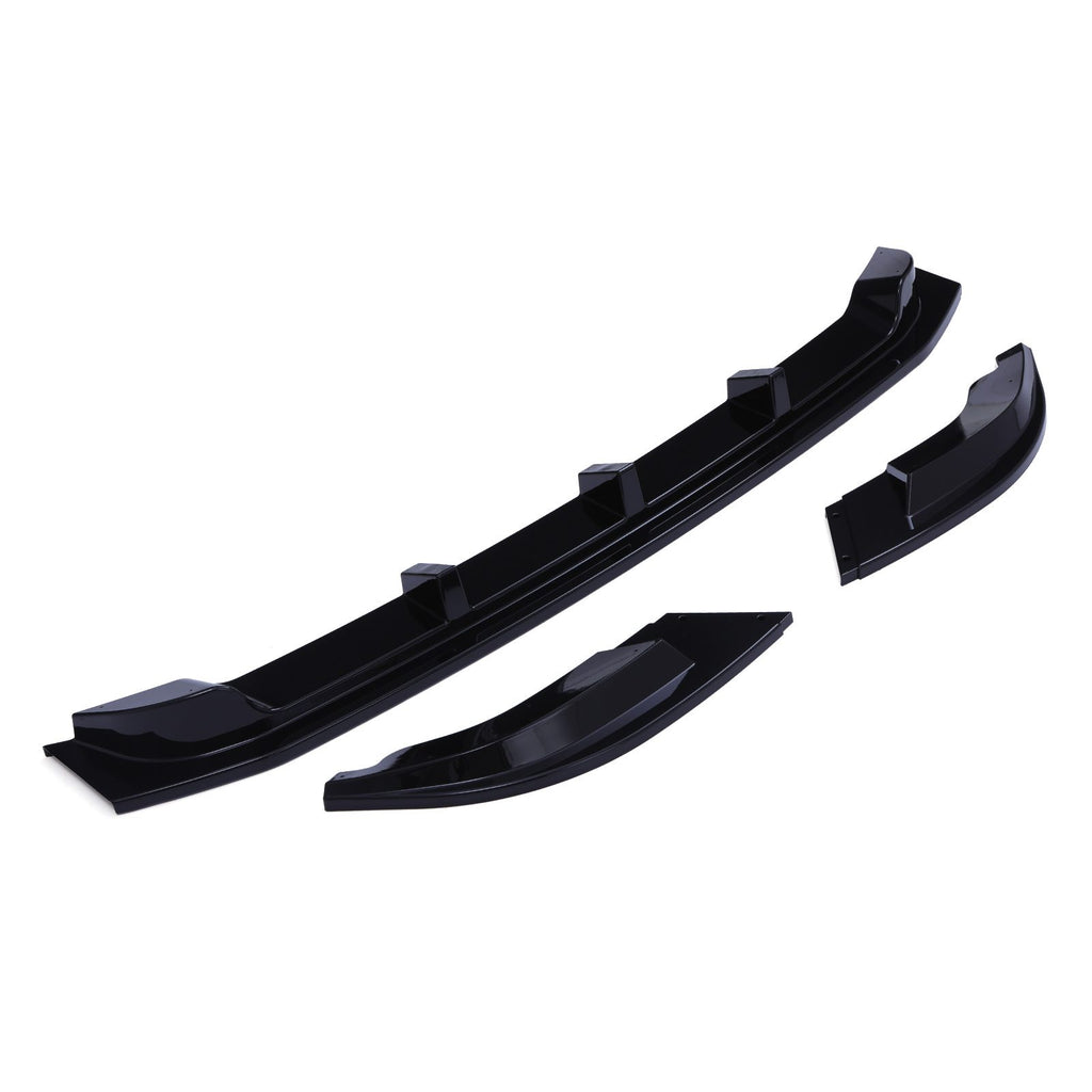 Splitter Lip Anteriore Nero Lucido VW Transporter T6 T6.1 16-23 - foto 2