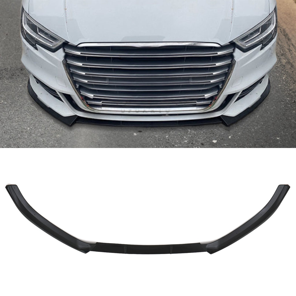 Splitter Anteriore Nero Lucido Audi A3 8V S-Line 17-20
