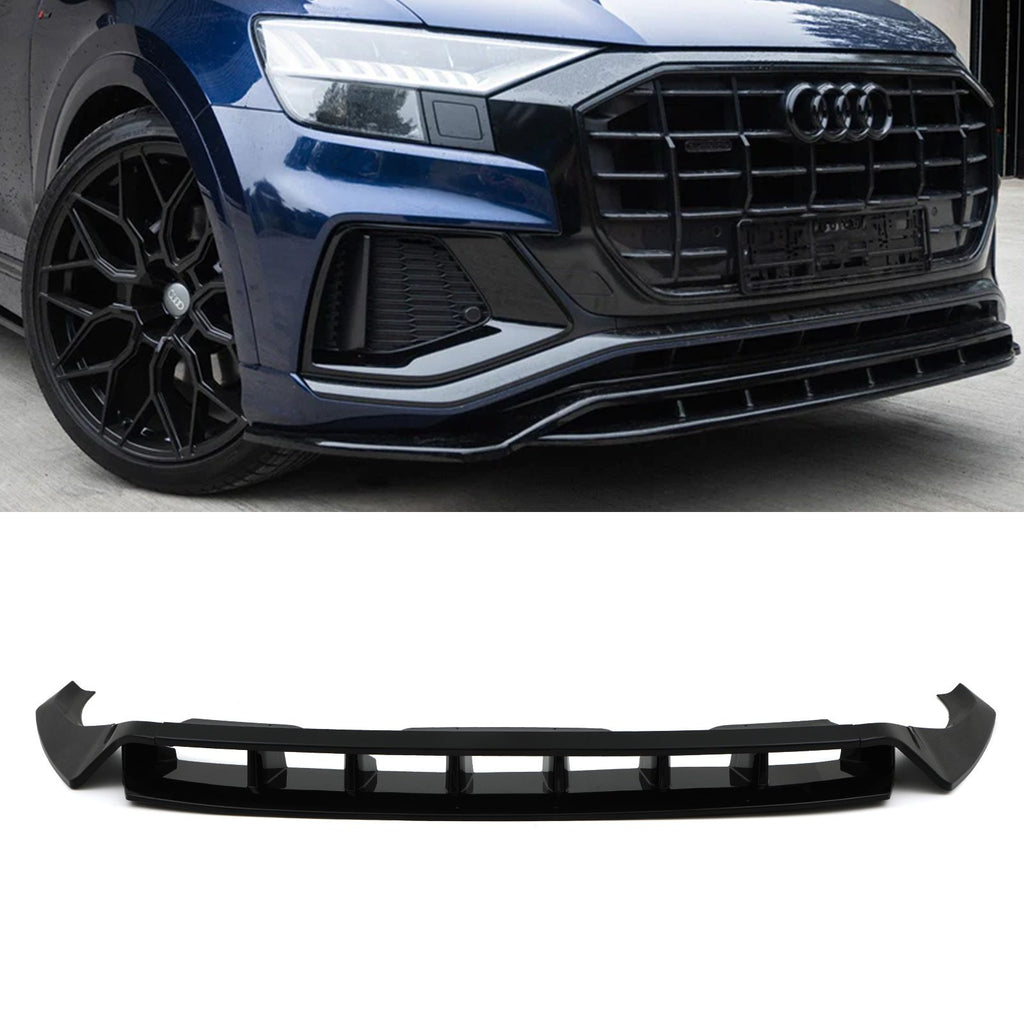 Splitter Lip Anteriore Nero Lucido Audi Q8 18-23