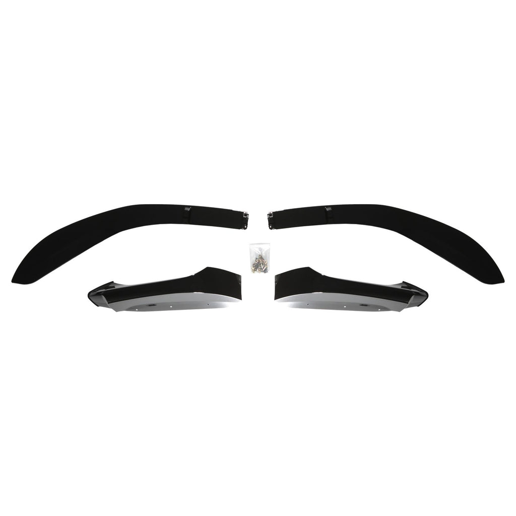 Splitter Anteriore Nero Lucido BMW Serie 1 F20 LCI MP Style 15-19 - foto 2