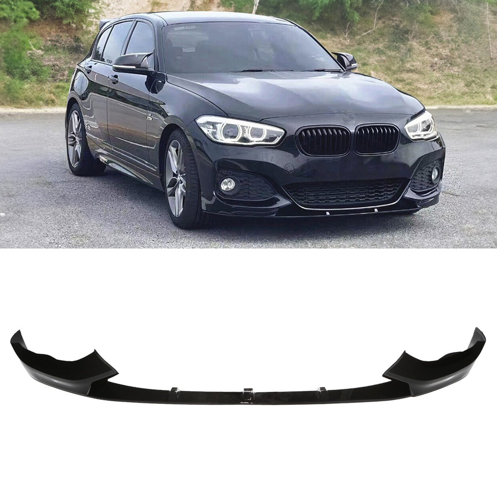 Splitter Anteriore Nero Lucido BMW Serie 1 F20 LCI MP Style 15-19