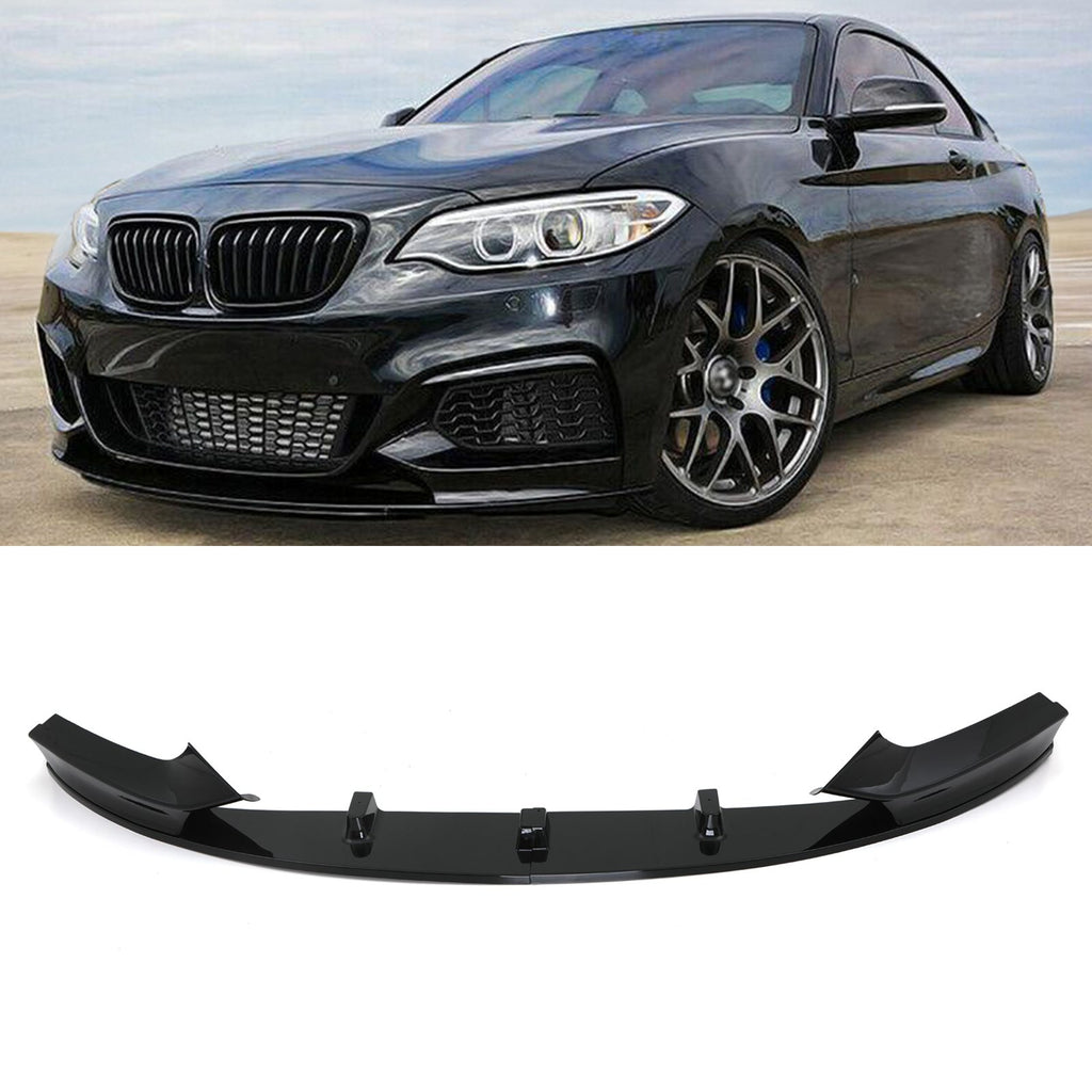 Splitter Anteriore Nero Lucido BMW Serie 2 F22 14-21