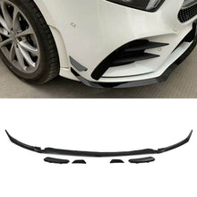 Kit Splitter con Prese d'Aria e Canard Nero Lucido Mercedes Benz Classe A W177 18+