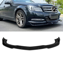 Lip Splitter Anteriore Inferiore Nero Lucido Mercedes Benz Classe C W204 07-14