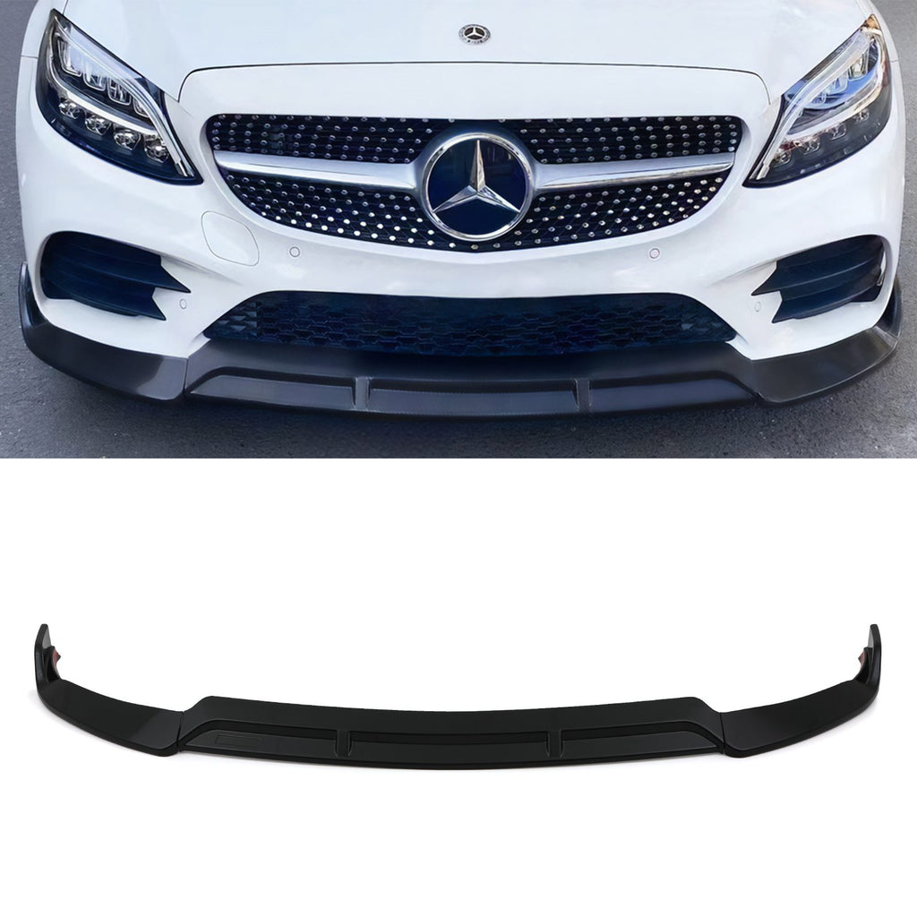 Splitter Anteriore Nero Lucido Mercedes Classe C Sport W205 19-21