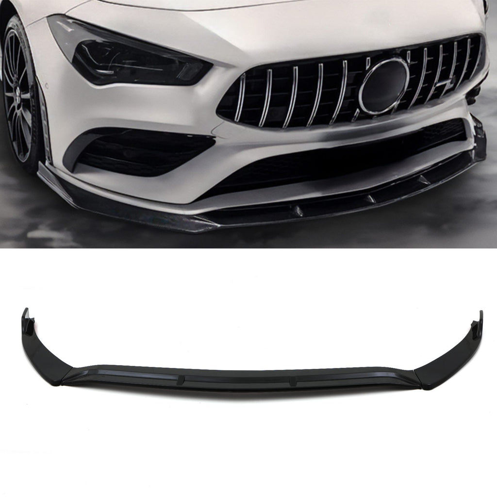 Lip Splitter Anteriore Nero Lucido Mercedes Benz CLA C118 19+