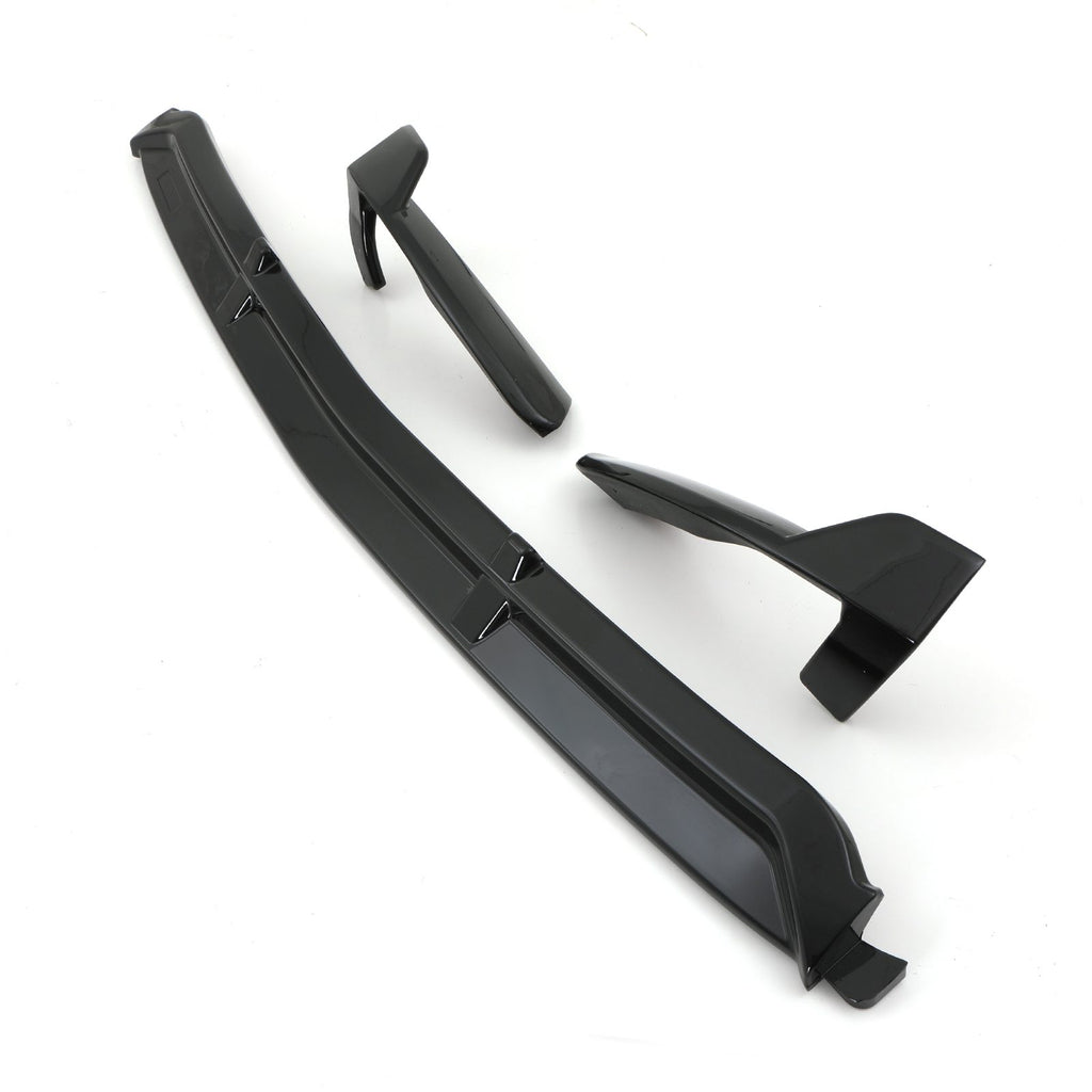 Splitter Lip Anteriore Stile AMG Brabus Nero Lucido Mercedes Benz GLC X253 16-19 - foto 3