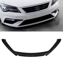 Splitter Anteriore Nero Lucido Seat Leon 5F Mk3 13-20