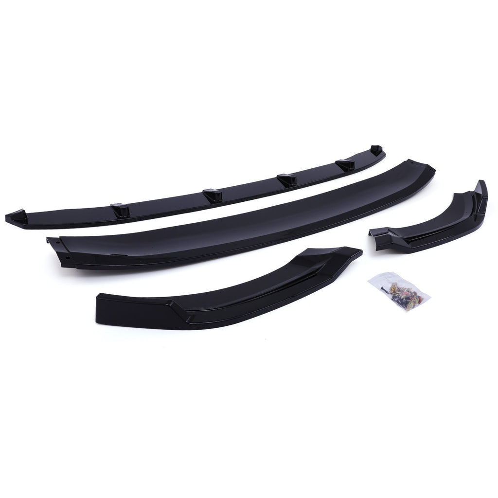 Splitter Anteriore Stile S-Line Nero Lucido Audi Q3 19-25 - foto 3