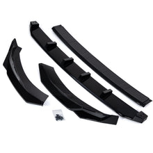 Splitter Anteriore 4 Pezzi Stile S-Line Nero Lucido Audi A5 B10 Berlina 2024+ - foto 3