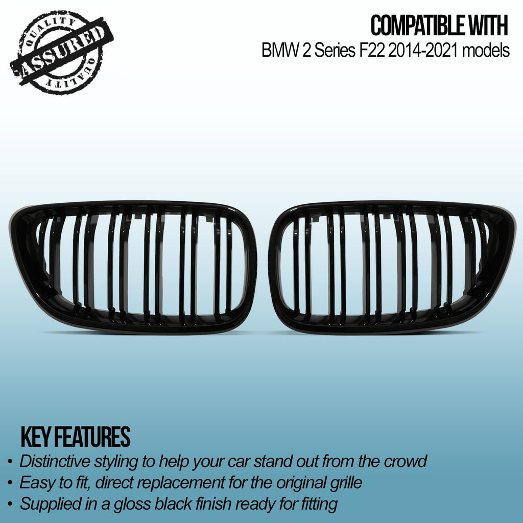 Griglia Calandra Anteriore BMW Serie 2 F22 14-21 - foto 3