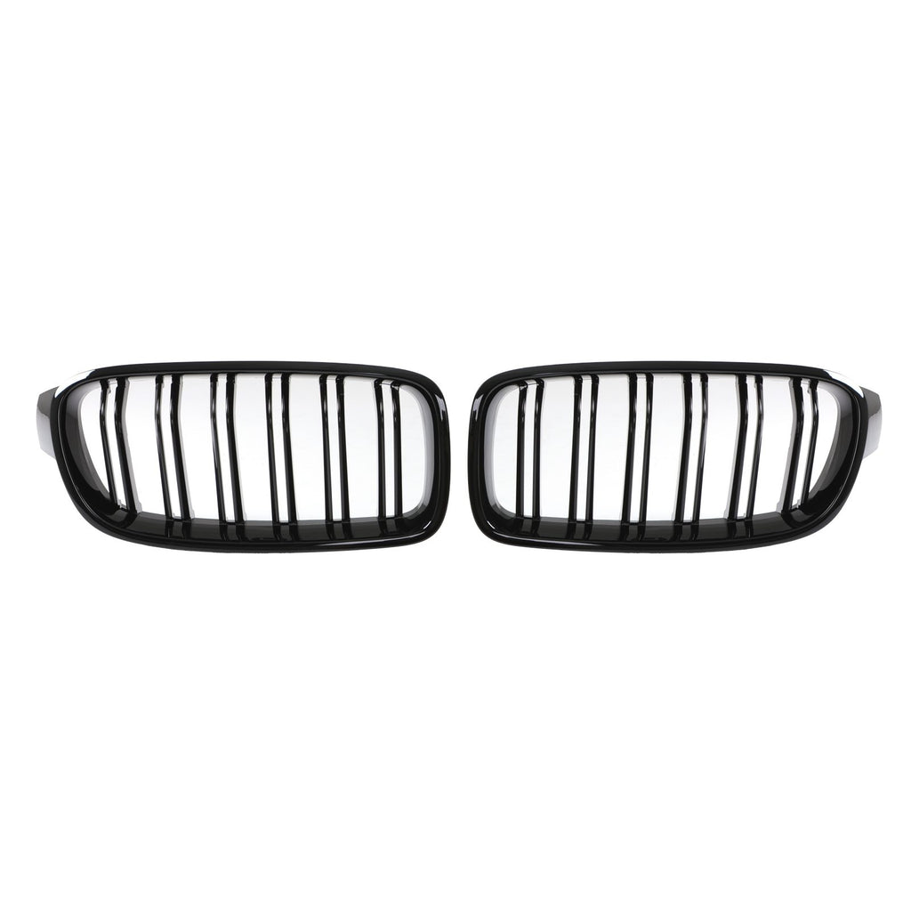 Calandra Doppio Rene Nero Lucido BMW Serie 3 F30 F31 12-19 - foto 2