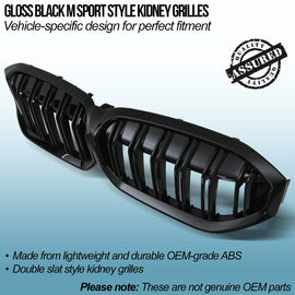 Griglie Calandra Stile M Sport BMW Serie 3 G20 G21 LCI 22+ - foto 2