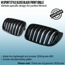 Griglia Anteriore Stile M Sport Nero Lucido BMW X3 F25 Facelift 14-17 - foto 2