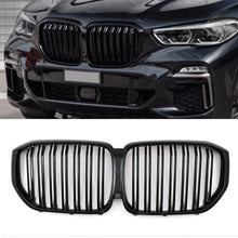 Griglia Anteriore a Doppia Lamella Nera Lucida BMW X5 G05 19+