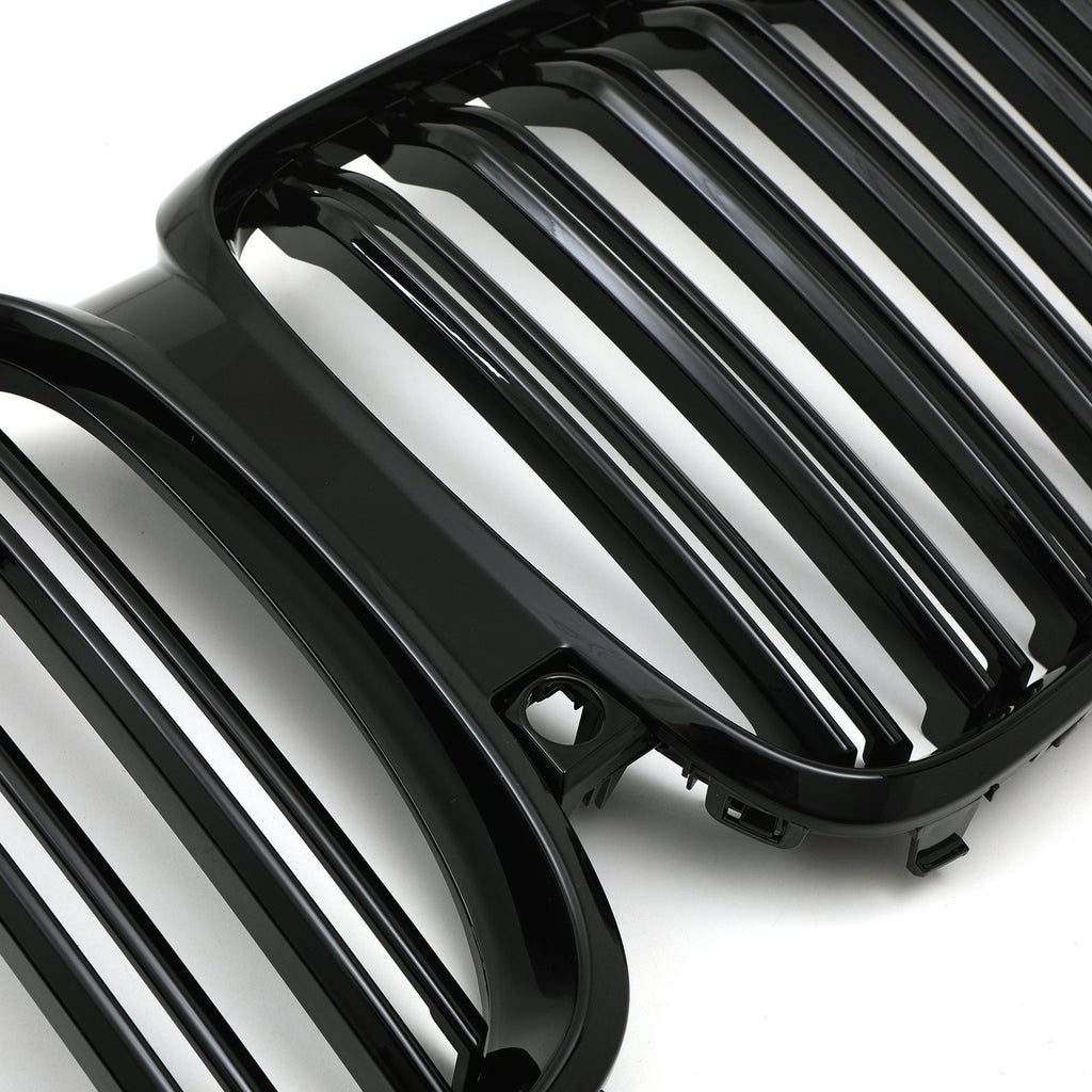 Griglia Anteriore a Doppia Lamella Nera Lucida BMW X5 G05 19+ - foto 5