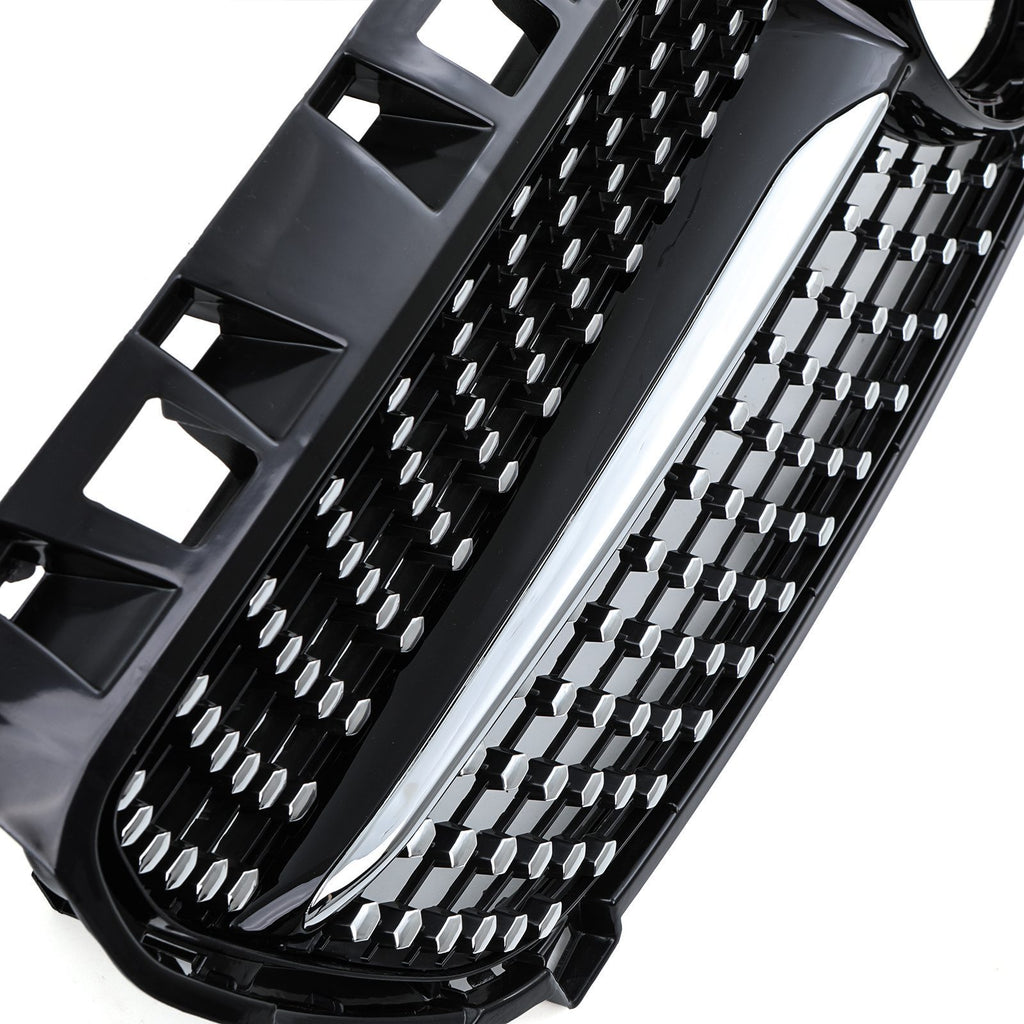 Griglia Anteriore Stile Diamante Nero Lucido Mercedes Classe A W176 13-15 - foto 7