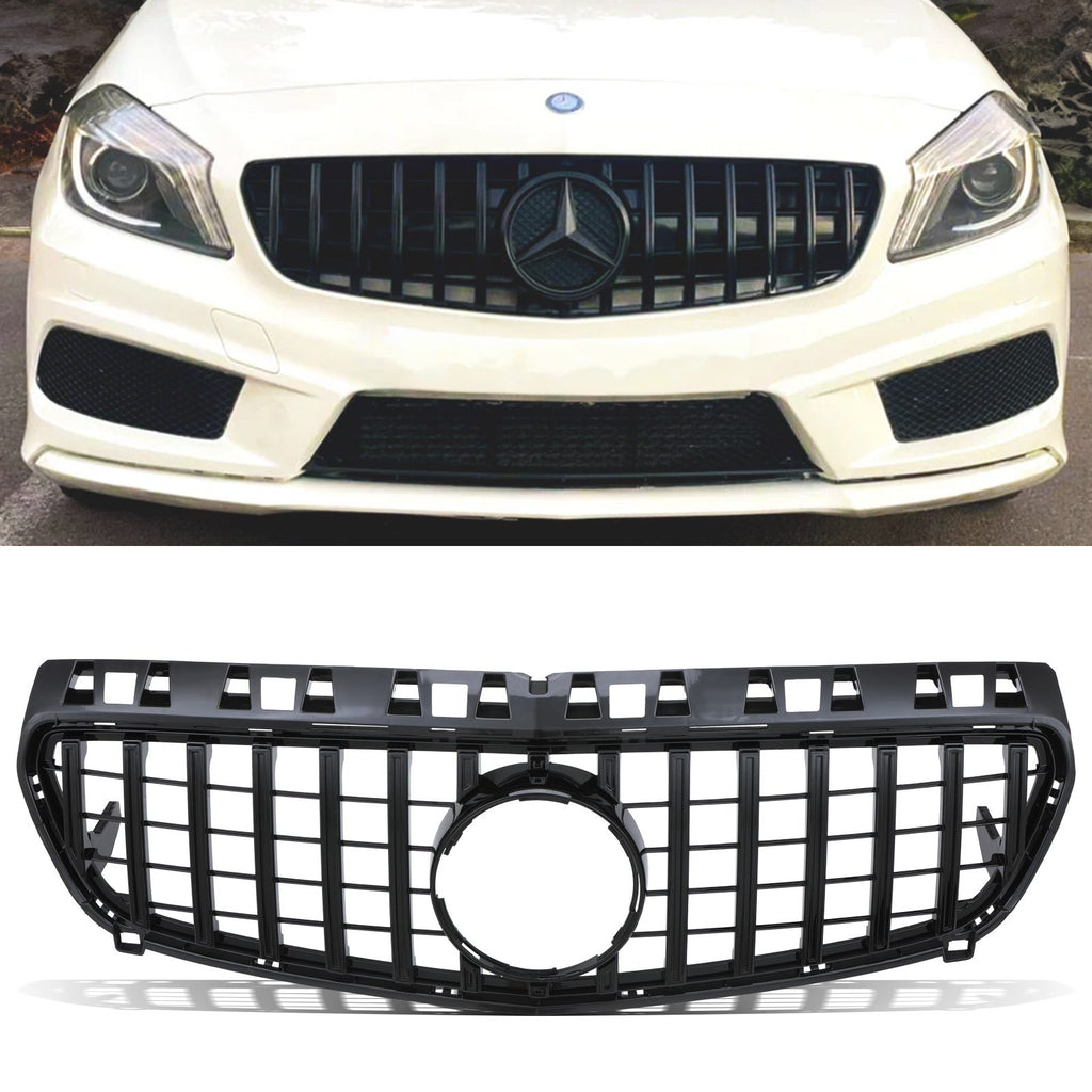 Griglia Anteriore Panamericana GTR Nero Lucido Mercedes Classe A W176 13-15