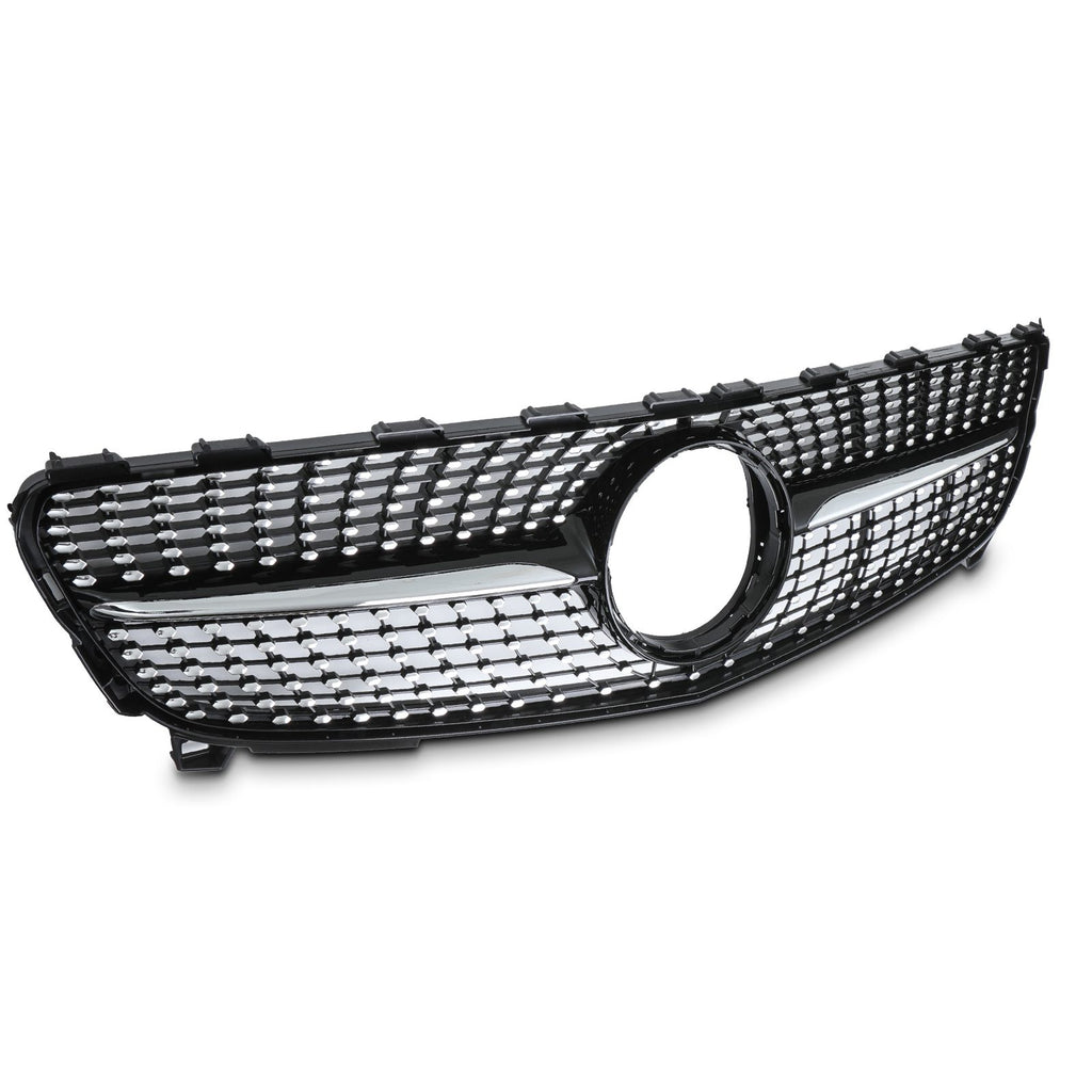 Griglia Anteriore Stile Diamante Nero Lucido Mercedes Classe A W176 15-18 - foto 2