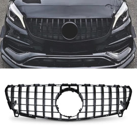 Griglia Anteriore Panamericana GTR Nero Lucido Mercedes Classe A W176 Facelift 15-18