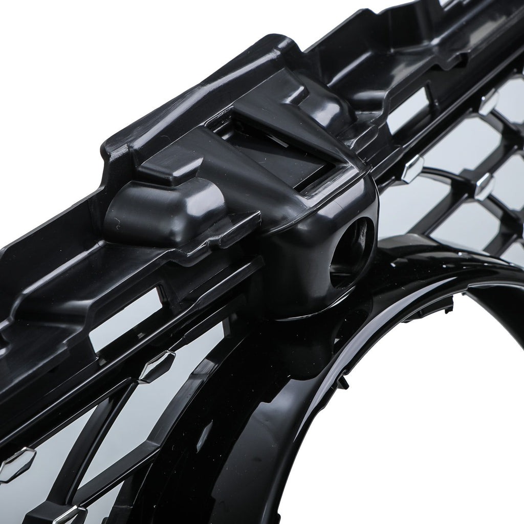 Griglia Stile Diamante Nero Lucido con Foro Telecamera Mercedes Classe C W205 14-18 - foto 6