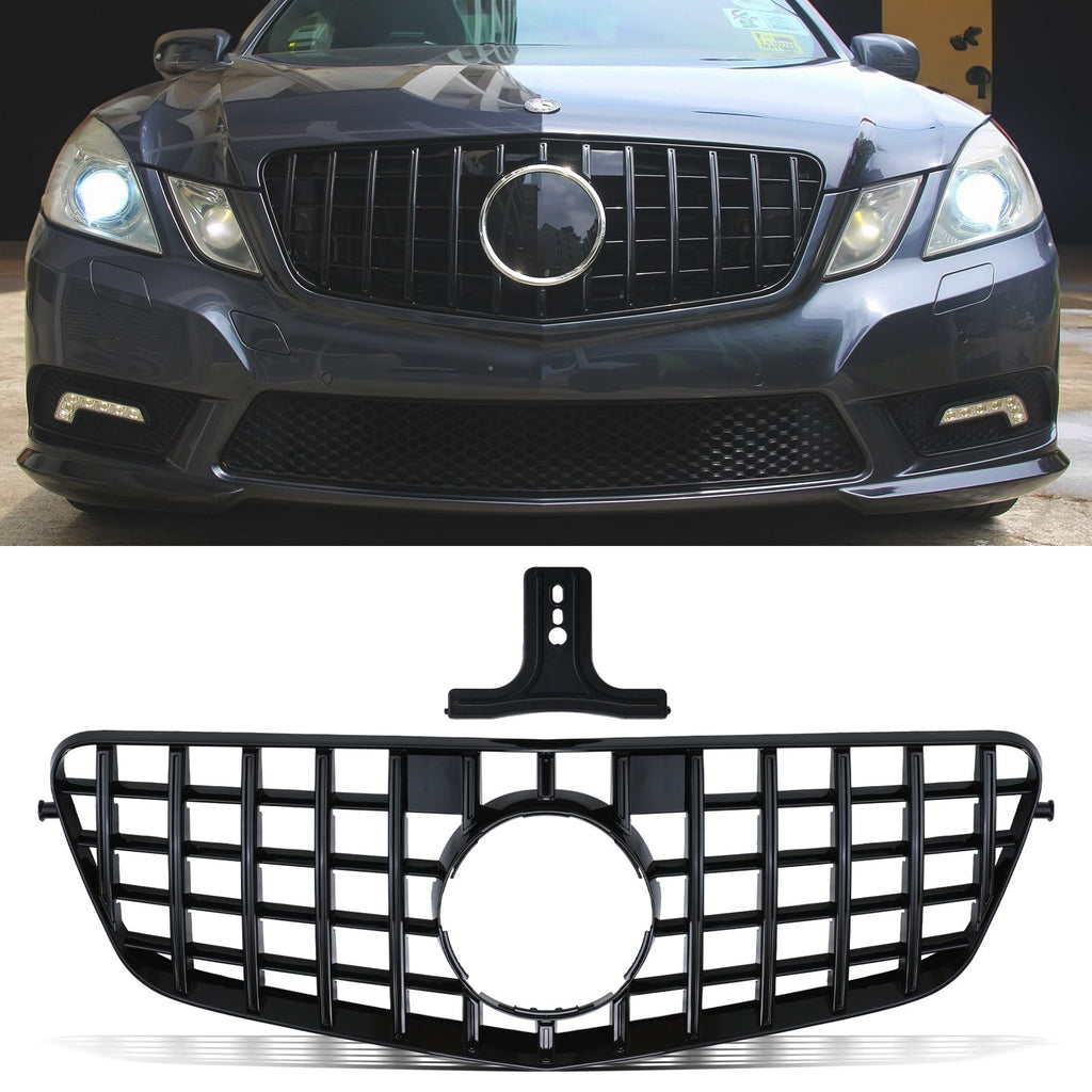 Griglia Anteriore Panamericana GTR Nero Lucido Mercedes Classe E W212 09-13