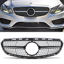 Griglia Anteriore a Diamante Nera Lucida Mercedes Classe E W212 14-16