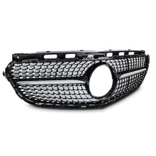 Griglia Anteriore a Diamante Nera Lucida Mercedes Classe E W212 14-16 - foto 2