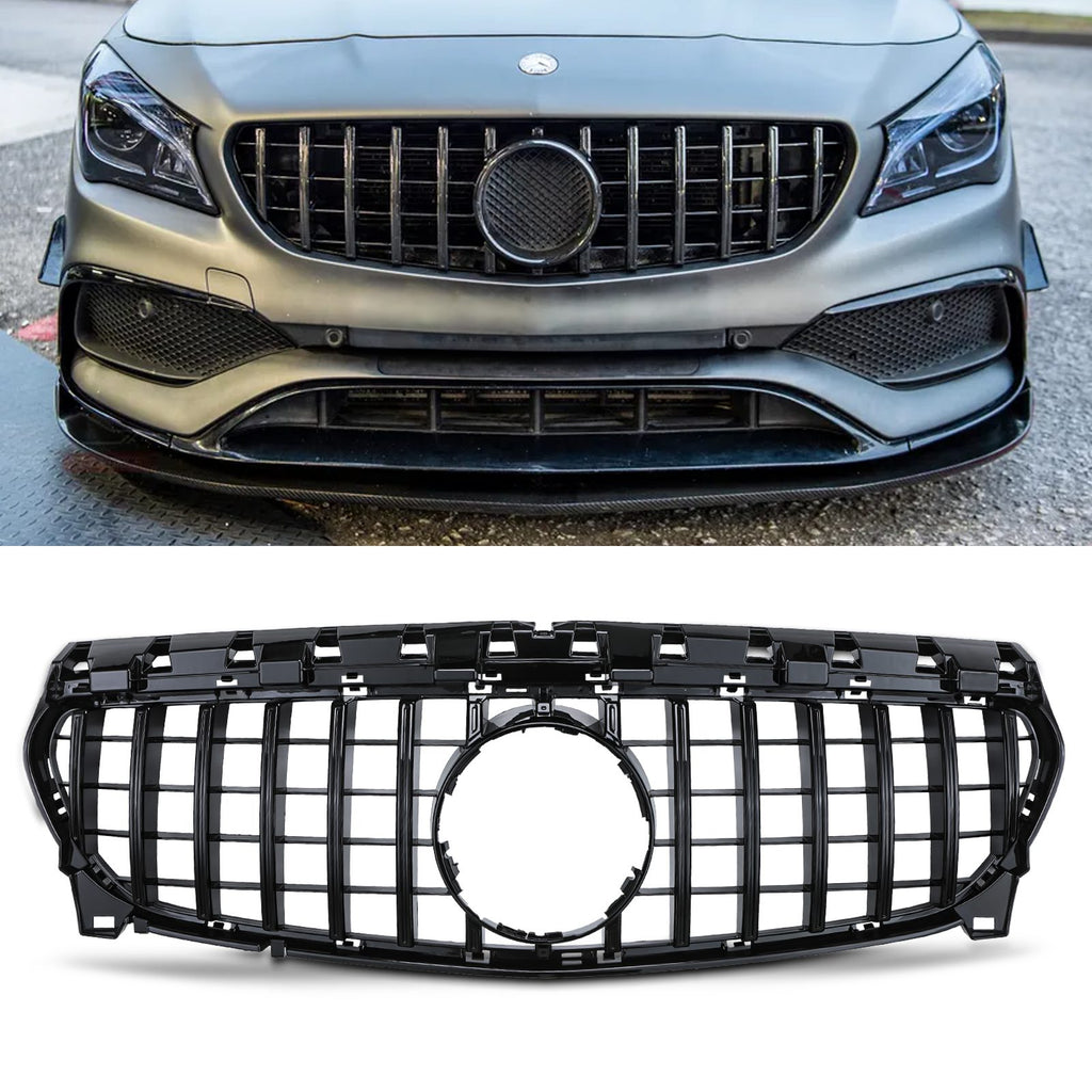 Griglia Anteriore Panamericana GTR Nero Lucido Mercedes CLA C117 13-19