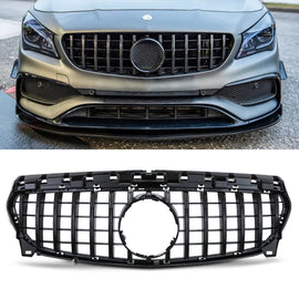 Griglia Anteriore Panamericana GTR Nero Lucido Mercedes CLA C117 13-19
