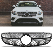 Griglia a Diamante Nera Lucida Mercedes GLC C253 15-19