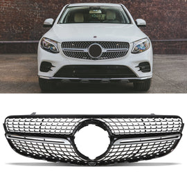 Griglia a Diamante Nera Lucida Mercedes GLC X253 15-19