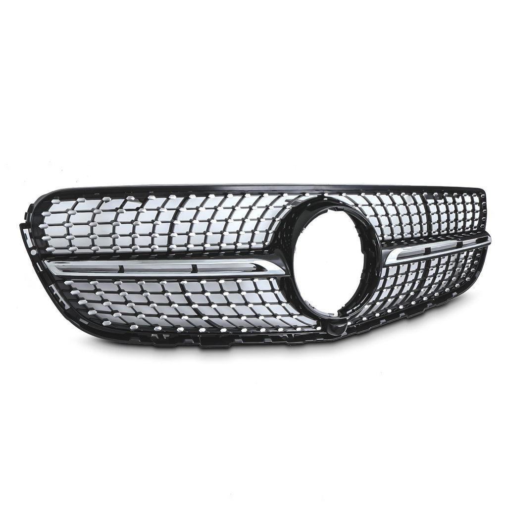 Griglia a Diamante Nera Lucida Mercedes GLC X253 15-19 - foto 5