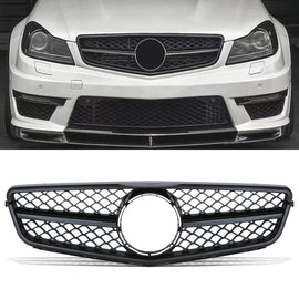 Griglia Nero Lucido Stile AMG Mercedes Classe C Coupé C204 07-14