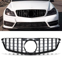 Griglia Anteriore Panamericana GTR Nero Lucido Mercedes Classe C C204 07-14