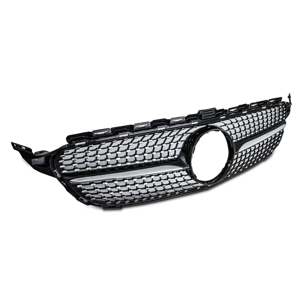 Griglia Stile Diamante Nero Lucido Mercedes Classe C S205 14-18 - foto 4