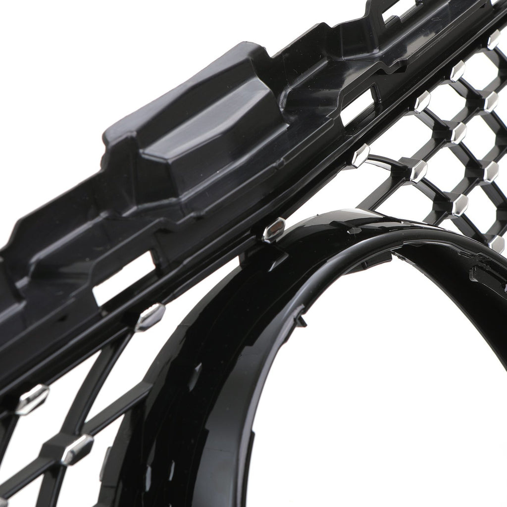 Griglia Stile Diamante Nero Lucido Mercedes Classe C W205 14-18 - foto 7