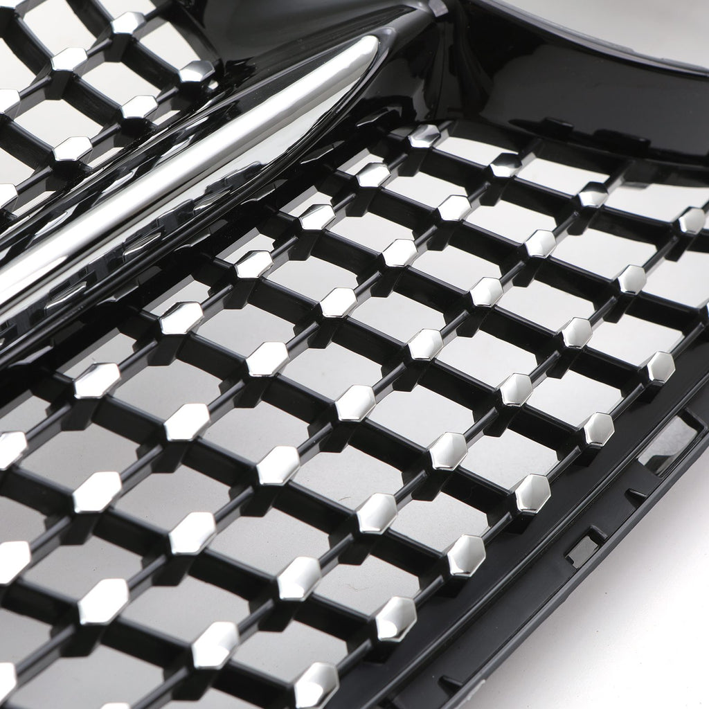 Griglia Stile Diamante Nero Lucido Mercedes Classe C C205 14-18 - foto 6