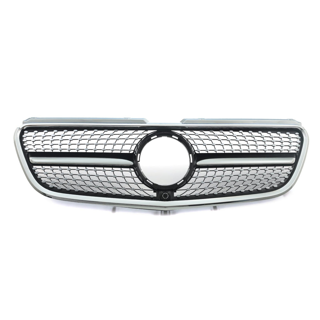 Griglia Anteriore a Diamante Nera Lucida Mercedes Classe V Vito W447 14-20 - foto 3